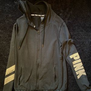PINK athletic zipper up